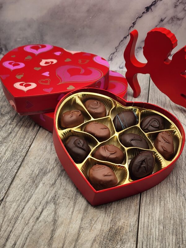 12 Piece Butter Cream Heart Box